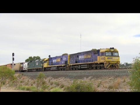 7AM5 Pacific National Container Freight - PoathTV Australian Diesel Trains & Railways