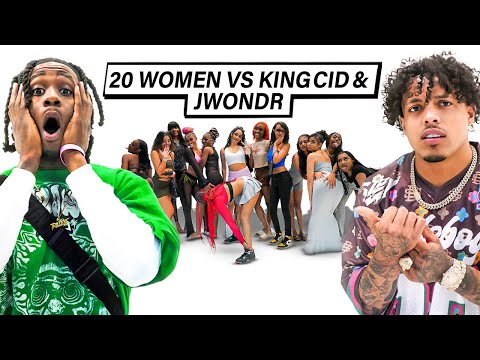 20 WOMEN VS 2 YOUTUBERS: KING CID & JWONDR