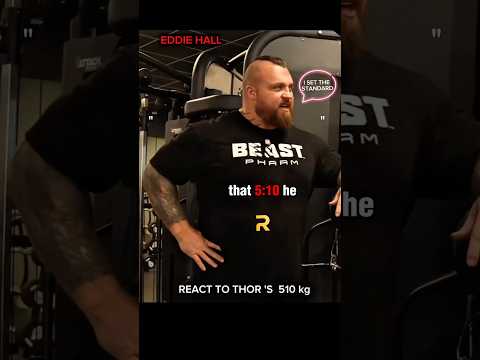 Eddie Hall Reacts to Thor’s 510kg Deadlift | I Set the Standard 💪🔥