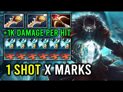 1 SHOT CLEAVE Rapier X Marks the Spot Instant Delete Anyone +1K Damage Per Hit Kunkka Dota 2