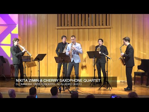 Nikita Zimin & Cherry Saxophone Quartet - D. Cimarosa: Oboe Concerto - IV. Allegro giusto