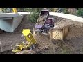 RC Construction Site Bridge Building Dozer Baustelle LKW ♦ Treffpunkt Modellbau Paaren Glien 2016