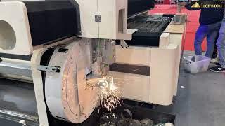 Combo máy cắt Laser Cnc cắt kim loại tấm- hộp - ống 3kw IIronwood giao tại BD