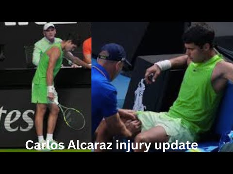 CARLOS ALCARAZ INJURY UPDATE BEFORE AUSTRALIAN OPEN FINAL VS NOVAK DJOKOVIC