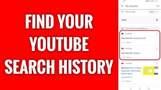 Where To Find YouTube Search History In 2024