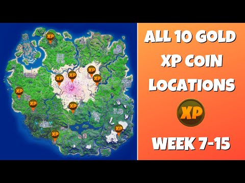 All 10 Gold XP Coins Locations in Fortnite Season 5 Chapter 2! (150,000 XP)