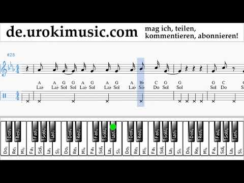 Klavierunterricht (rechte Hand) Camila Cabello - Real Friends Noten Lernen um-i995