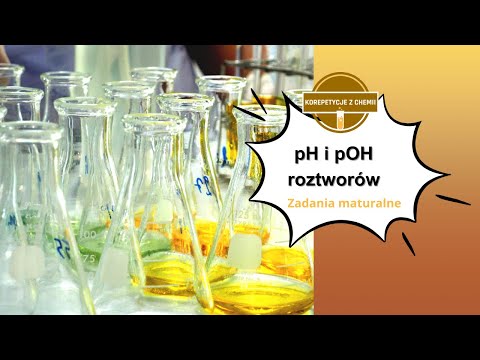 pH i pOH zadania maturalne