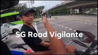 17Apr2021 chua chu kang motorcyclist advice teen cyclist on how to ride safely on the road