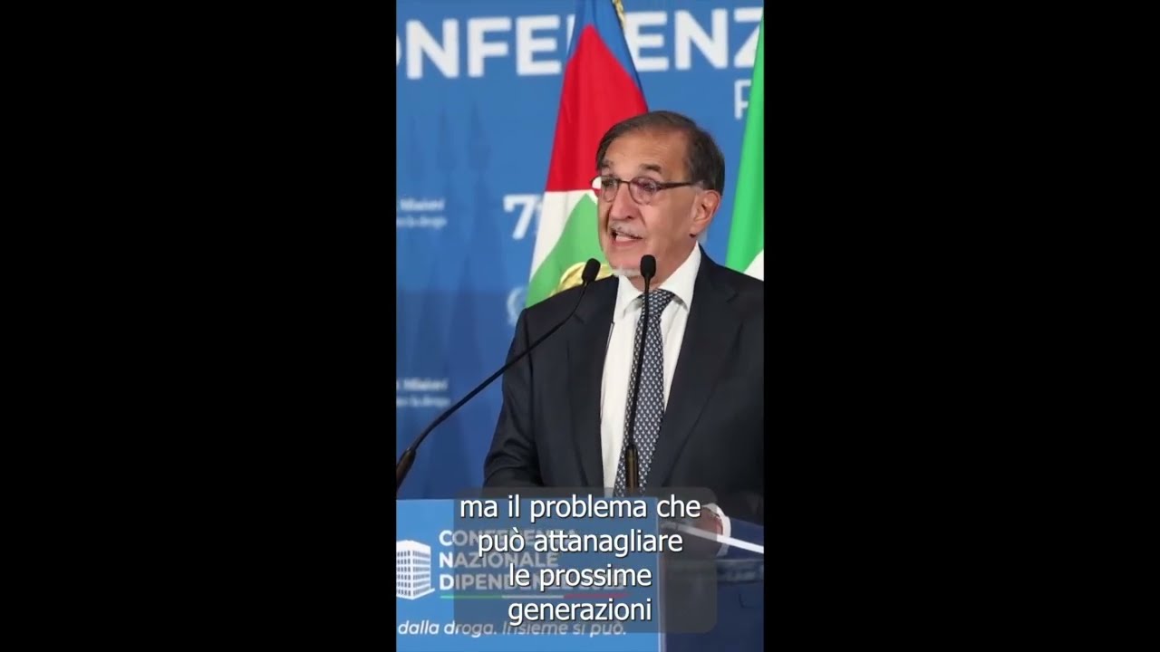 IL PRESIDENTE LA RUSSA INTERVIENE ALLA CONFERENZA NAZIONALE SULLE DIPENDENZE