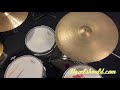 Vintage Zildjian 1940s Trans Stamp Ride 23 2986 Grams