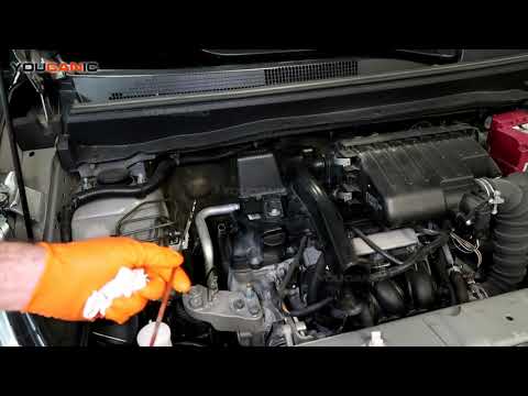 2012-2022 Mitsubishi Mirage Check Engine Oil Level Add Oil