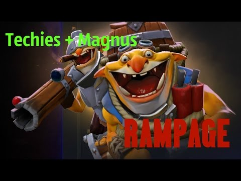 Techies and Magnus combination. Dota 2