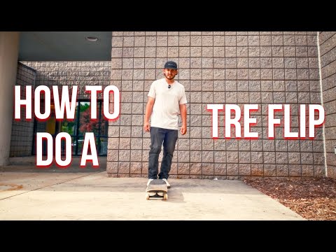 How to Tre Flip (360 flip) a Skateboard in 3 Minutes!