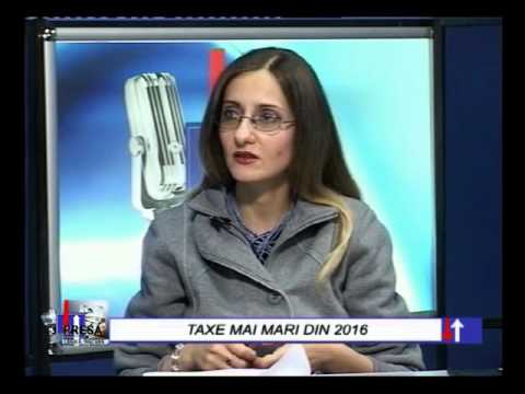 PRESA LIBERA TRECERE 19 oct 2015   TAXE MAI MARI DIN 2016