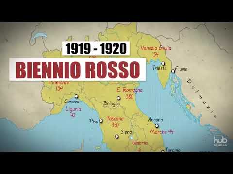 Carta animata - La diffusione dello squadrismo in Italia