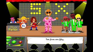 5 Times Table Song - Percy Parker - Say Percy Parker Quickly - with animation and lyrics