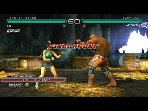 08_1 Julia Ryona vs Marduk Survival - Tekken 5 Dark Resurrection PS3 HD 2022 ( Uchiha x24 )