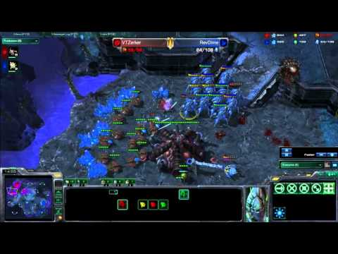 VTZerker (Z) vs RevDime (P) Part 2 Starcraft 2