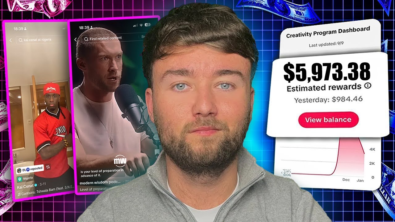 How To Post Unoriginal Content on TikTok With No Strikes (Make $3,248 Posting Podcast Clips)