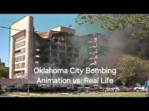 1995 Oklahoma City Bombing - Animation vs. Real Life