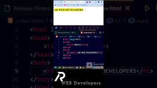 How to Highlight Text in HTML with Mark Tag | How to Use the Mark Tag in HTML #shorts