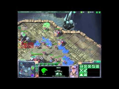 Starcraft 2 (Game 2 P1 Rank 174EU) PoV Commentary+In-Game Voice Chat