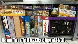 Room Tour Teil 9 - Elias Regal (1/3) - perfekte Familienspiele für Groß und Klein