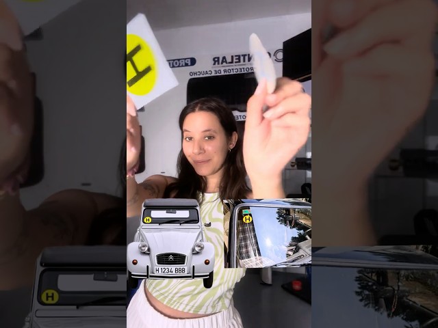 Vídeo relacionado con Señal H Pegatina Exterior Vehículo histórico Homologada para España, Modelo Distintivo Nuevo reglamento 2024 Vinilo Adhesivo Reflectante 60mm de diámetro - IberNorma (Exterior)