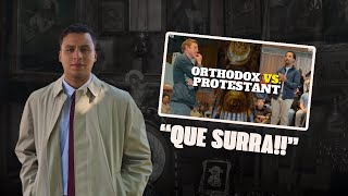 PROTESTANT GETS A BEATING FROM ORTHODOX HARVARD STUDENT - REACT