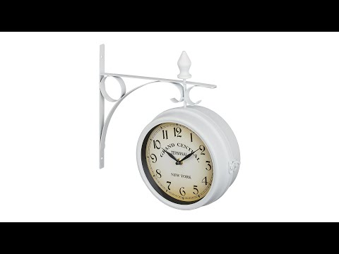 funk bahnhofsuhr doppelseitig