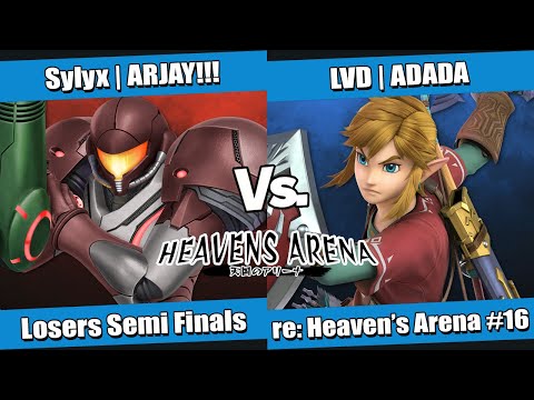 re: heavens arena #16 Losers Semi Finals - Sylyx | ARJAY!!! (Samus) vs LVD | ADADA (Link)