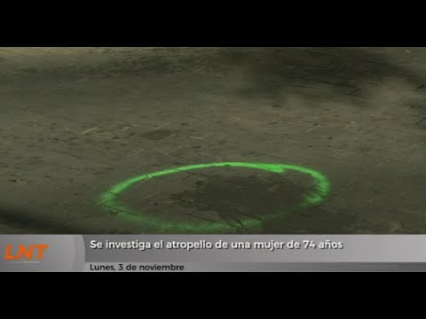Se investiga el atropello de una mujer de 74 años