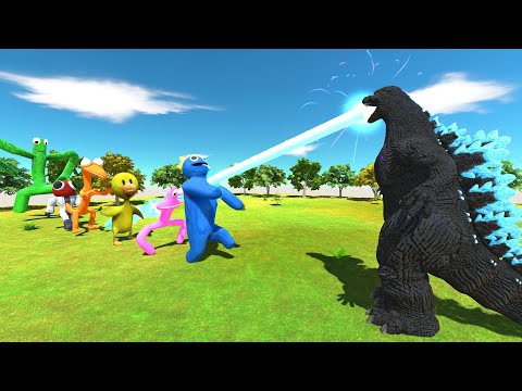 Heisei Godzilla vs ALL Rainbow Friends - Animal Revolt Battle Simulator