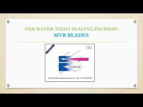 MVR 19G Ophthalmic Micro Surgical Knife - MVR Ophthalmic Knife