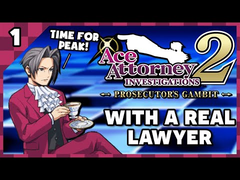 IT'S TIME FOR PEAK! | Lawyer & Voice Actor Play Ace Attorney Investigations 2! Part 1