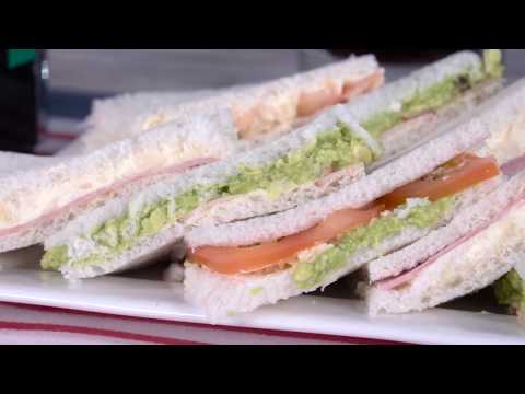 "Sandwiches triples de miga" 3 opciones que te encantarán