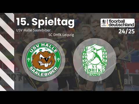 USV Halle Saalebiber vs. SC DHfK Leipzig | 15. Spieltag - 2. Floorball-BL Herren Süd/Ost 24/25