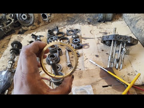 Changing transmission rings in the gearbox Toyota