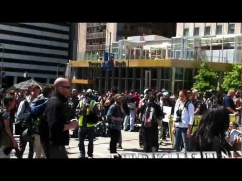 Turkishny Kamerasından Chicago'daki NATO Zirvesi Protestocuları