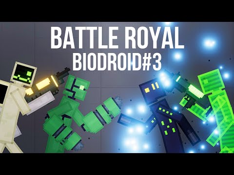 Battle Royal Biodroid#3  - Who will survive at last [People Playground 1.18]