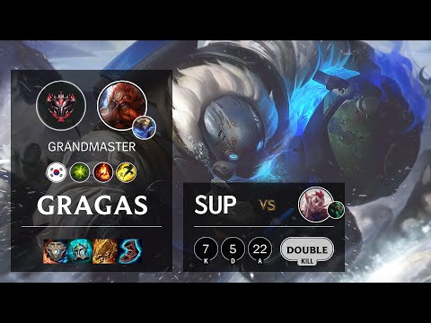 Gragas Support vs Rakan - KR Grandmaster Patch 10.20