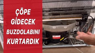 Çöpe Gidecek Buzdolabını Nasıl Kurtardık! 10 yıl GARANTİ Var Unutma!
