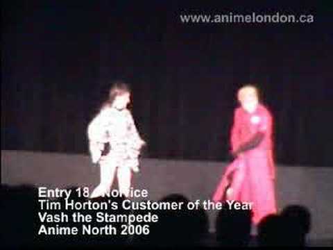 Tim Horton Customer of the Year ... - Anime North 2006