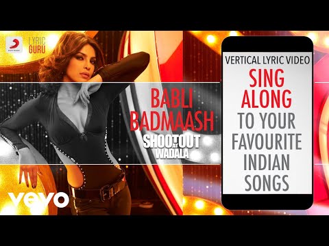 Babli Badmaash - Shootout At Wadala|Official Bollywood Lyrics|Anu Malik