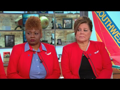 Heroic Southwest Flight 1380 crew describe moments after engine explosion