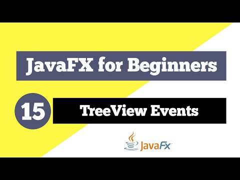JavaFX Tutorial for Beginners 15 - Handling TreeView Events in JavaFX
