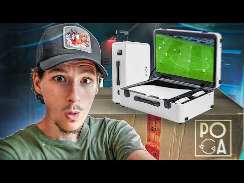 Poga LUX - La mallette avec UN écran intégré ￼pour profiter de sa PS5 De partout @codfamilya