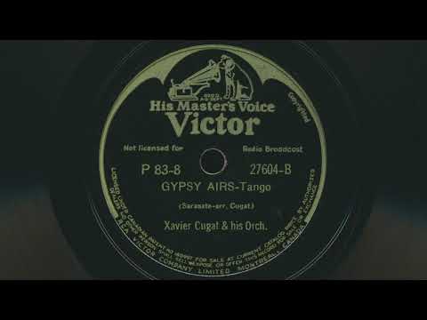 1946 XAVIER CUGAT Gypsy Airs TANGOS - 78 RPM Record