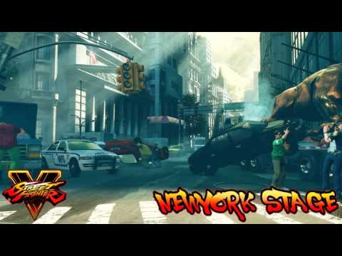Street Fighter V / 5 NEWYORK STAGE Theme [All Parts Mix]